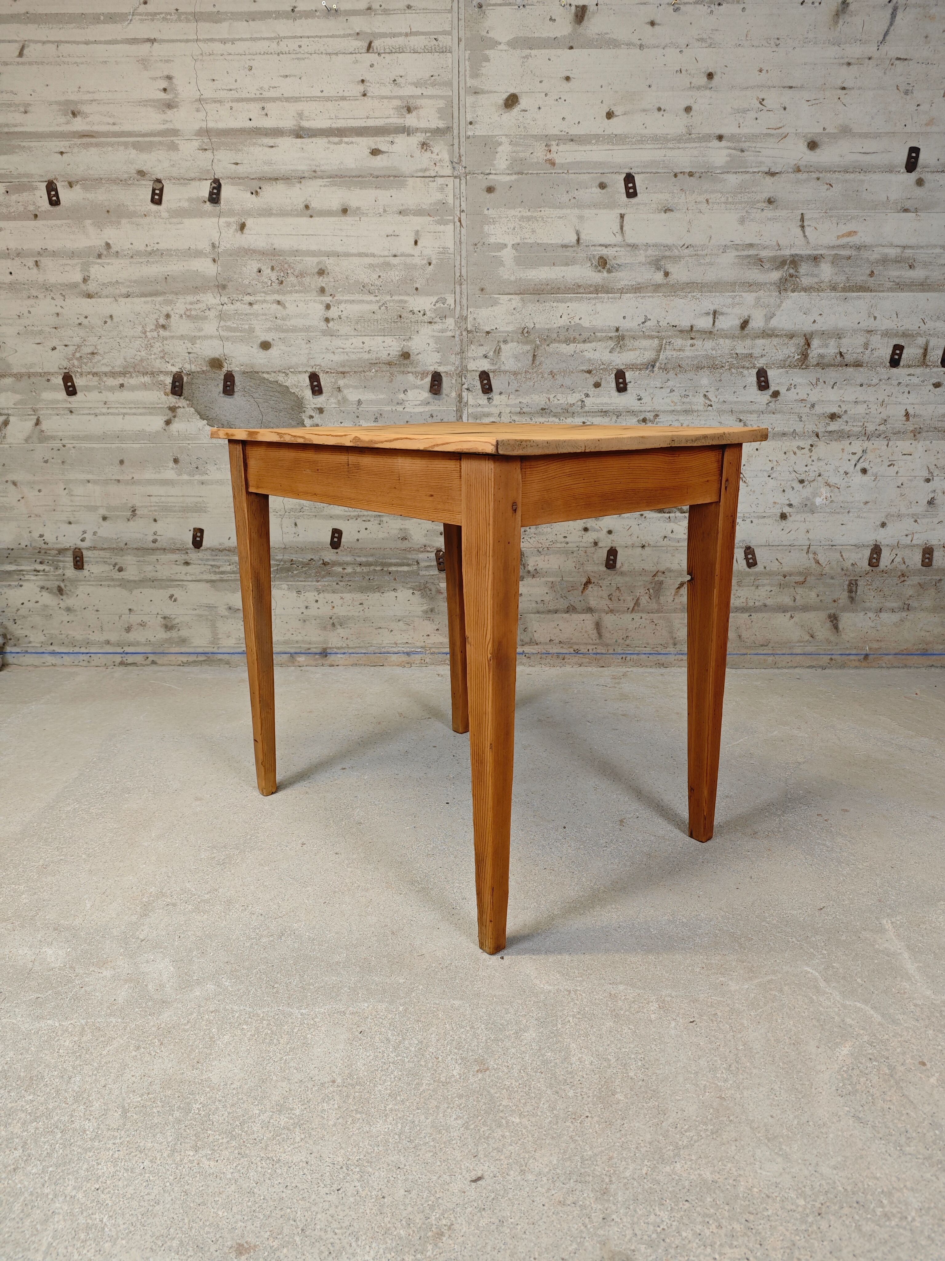 Side table/ desk in fir wood