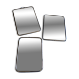 three barber mirrors