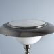 Lampe de table Art Déco en verre opalin, vers 1930
