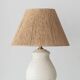 Coastal Table Lamp in Faux Wicker, Manises, Spain, 1960s, New Jute Shade