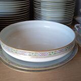 Table service 83 pieces Lions of faience Limoges