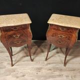 Pair of bedside Louis XV style