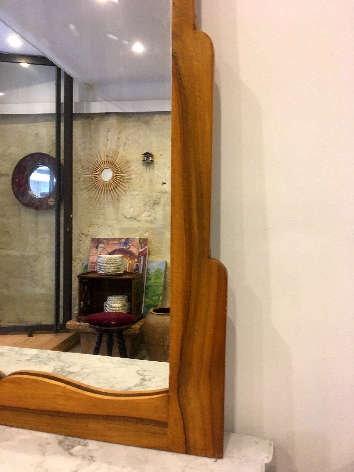 Art deco mirror 136x90cm