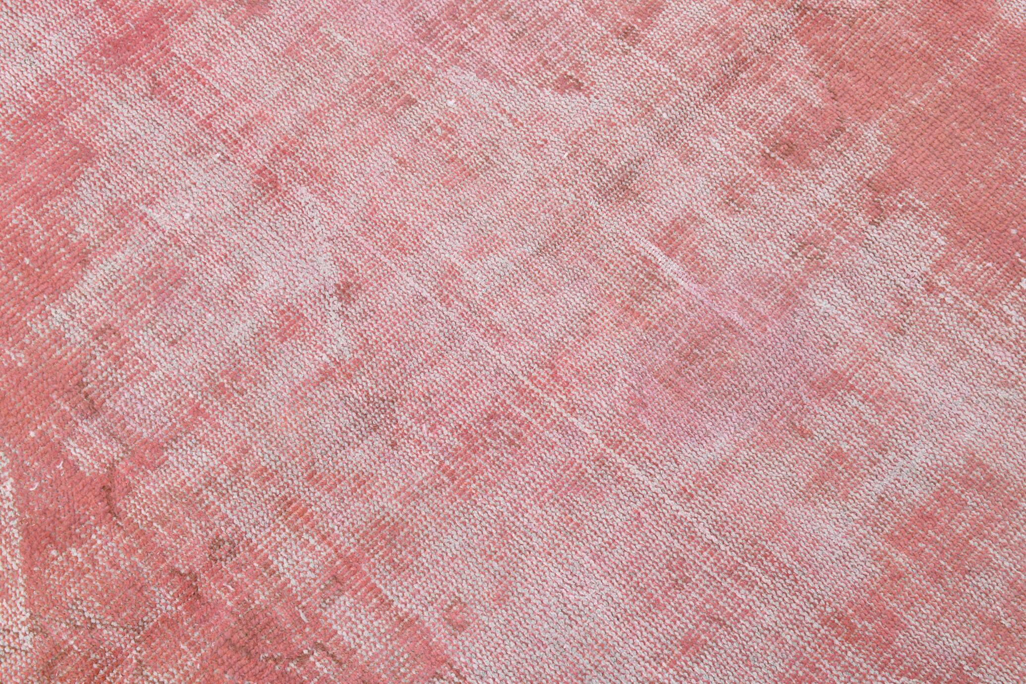 7x10 Blush Pink Vintage Rug, 216x304Cm