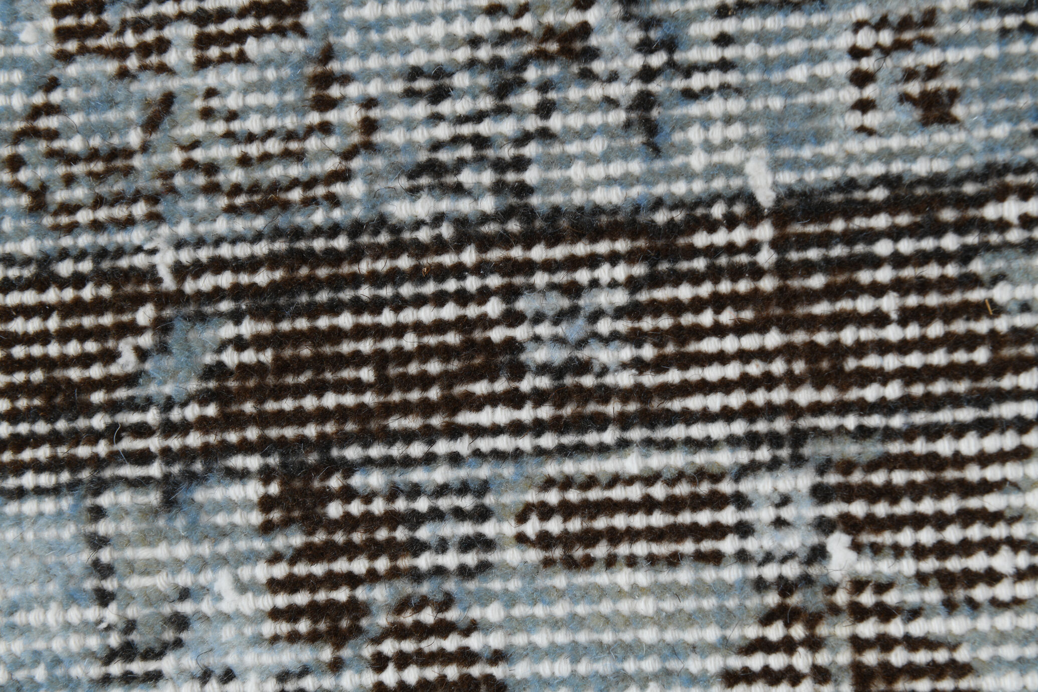 5x8 faded blue handmade turkish rug 260x150cm