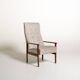 Scandinavian teak reading armchair, 1960s