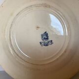 Pair of old mature ironstone plates