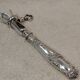 Some silver-plated handles, 950 Minerve, Rocaille style, Ravinet.