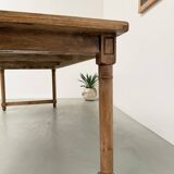 Table de ferme en hêtre XL