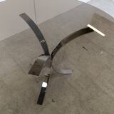 Vintage chrome dining table, 1970s
