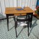 Old wooden desk