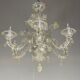 Rezzonico chandelier, venice, gilded murano glass circa 1920