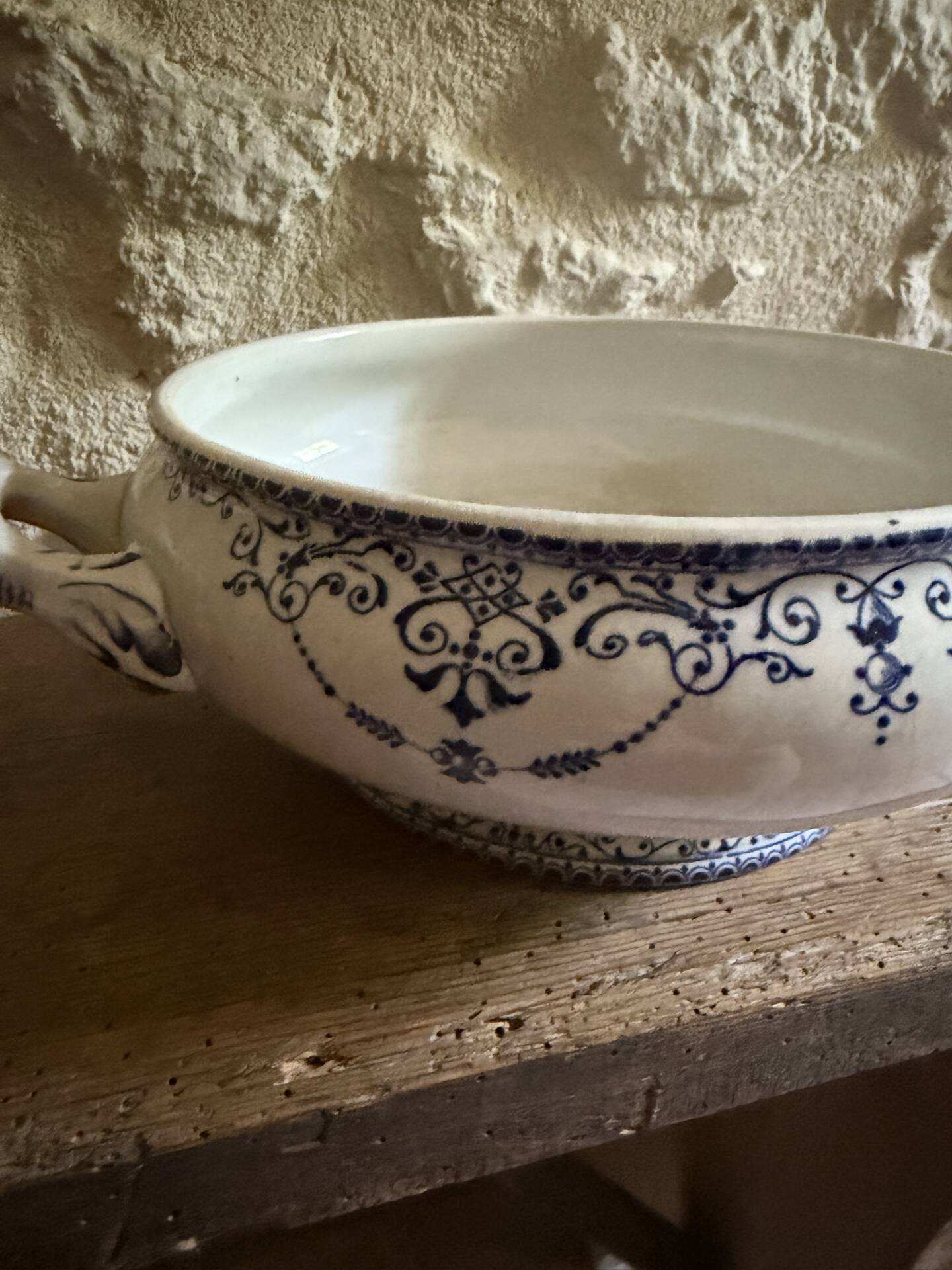 Fruit bowl in ironstone model Balzac