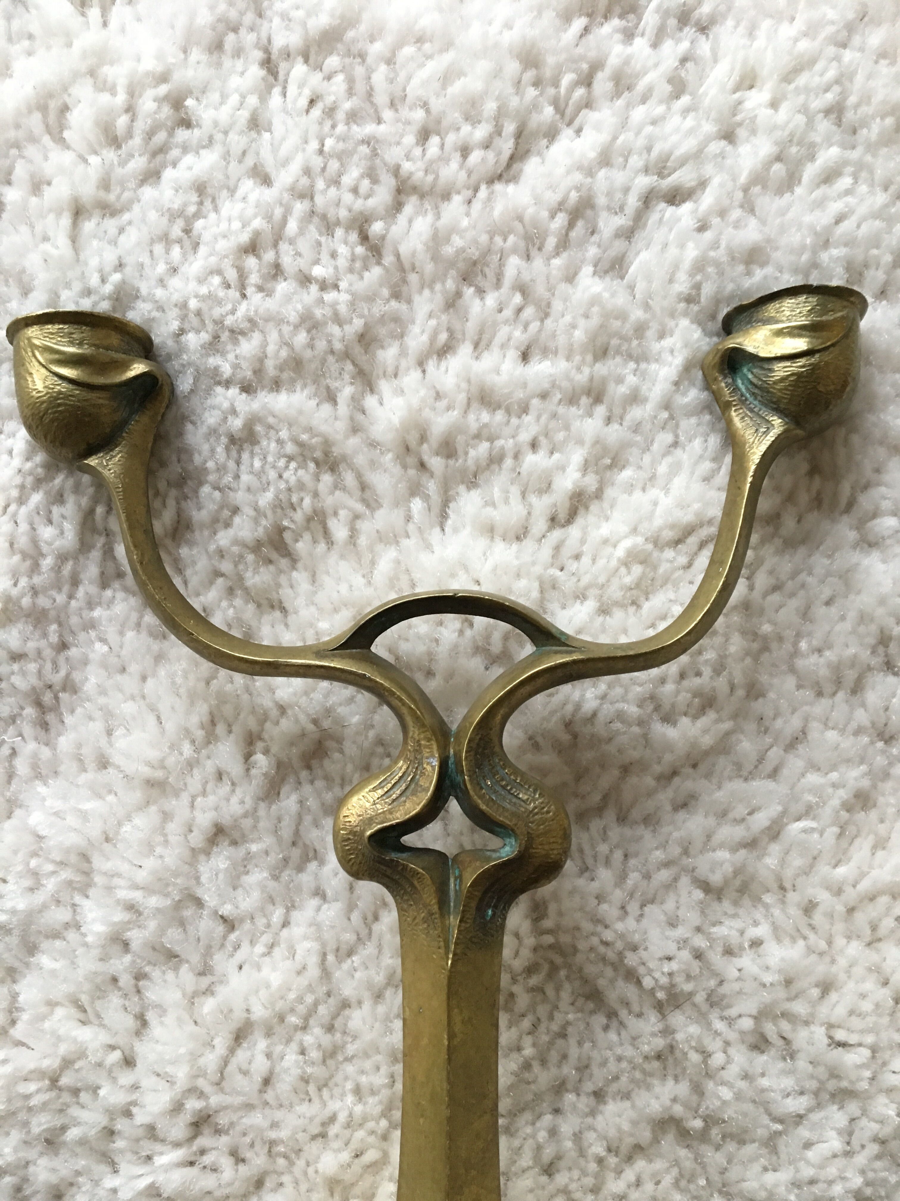 Double Sconce brass