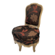 Chaise de style Louis XV en bois laqué XXème