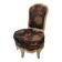 Chaise de style Louis XV en bois laqué XXème