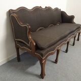 Regency period sofa in oak from the early 18th century