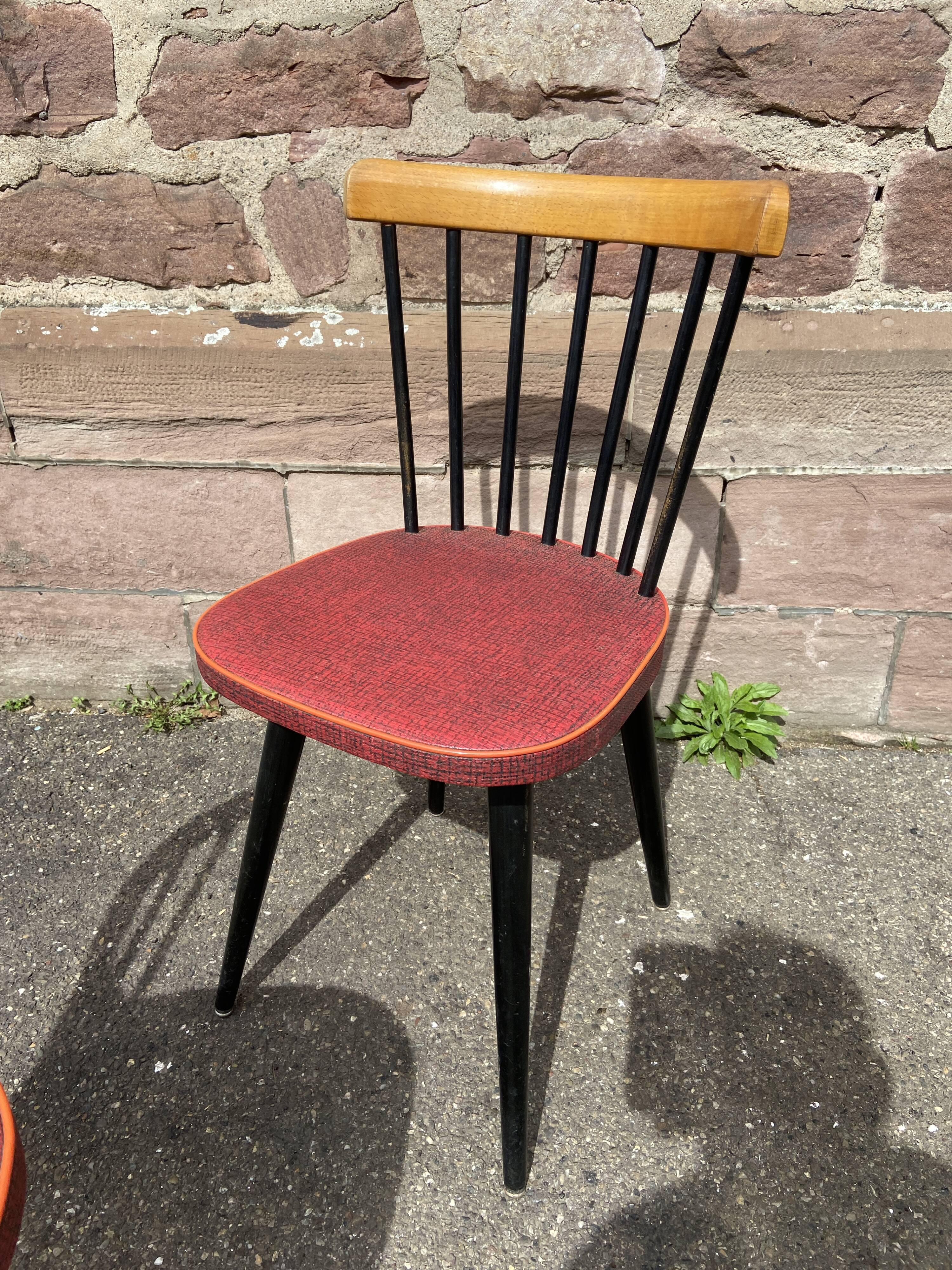 2 chairs Baumann 1950
