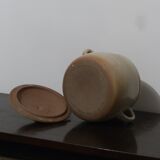 Soup tureen, glazed earthenware pot.