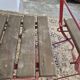 Set of 4 folding chairs for old bistro, guinguette, brasserie