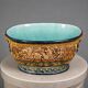 Very Important polychrome earthenware planter, French work from the 19th century.