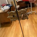 Art Deco bedroom set in walnut burl and marble