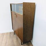 Vintage wooden display cabinet
