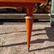 Pair of cherry wood marquetry bedside tables