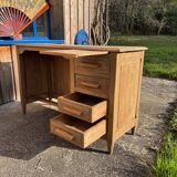 Small walnut desk from the 1950s