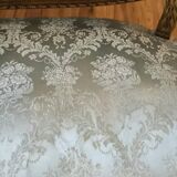 Gilded wood living room set and pedestal table