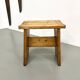 Solid pine stool