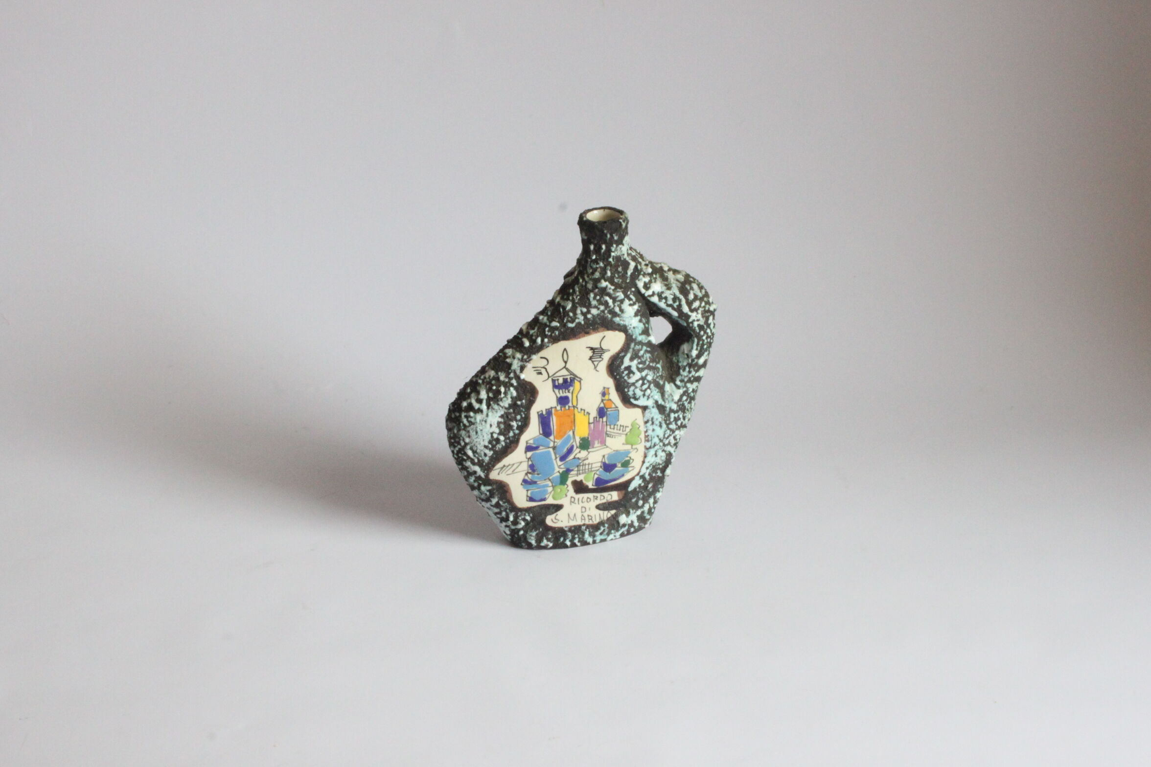 Ricordo Di San Marino Lava Vase By Marmaca 1950S