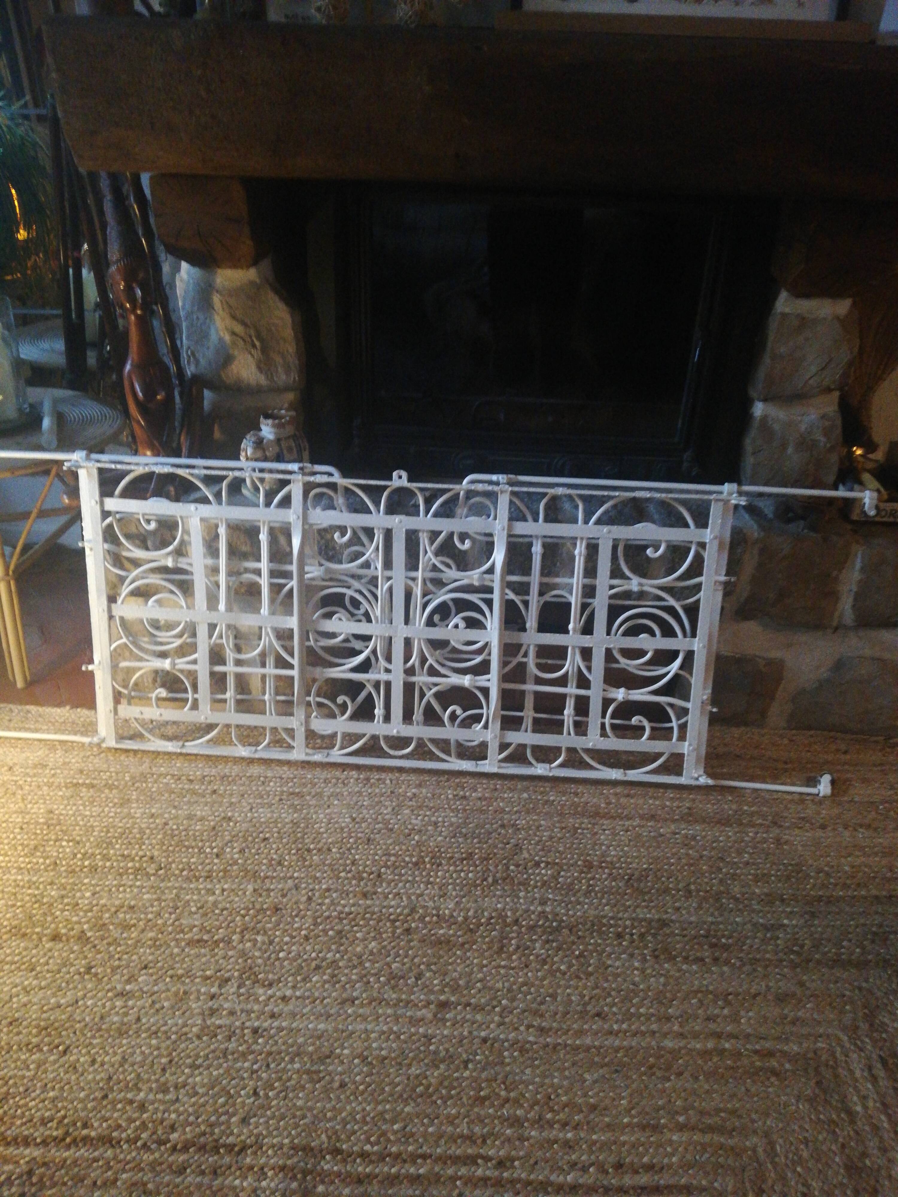 Wrought iron bed