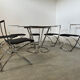 Table et 6 chaises pliante Luisa vintage design italien Marcelo Cuneo