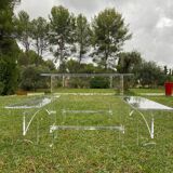 Transparent table and benches
