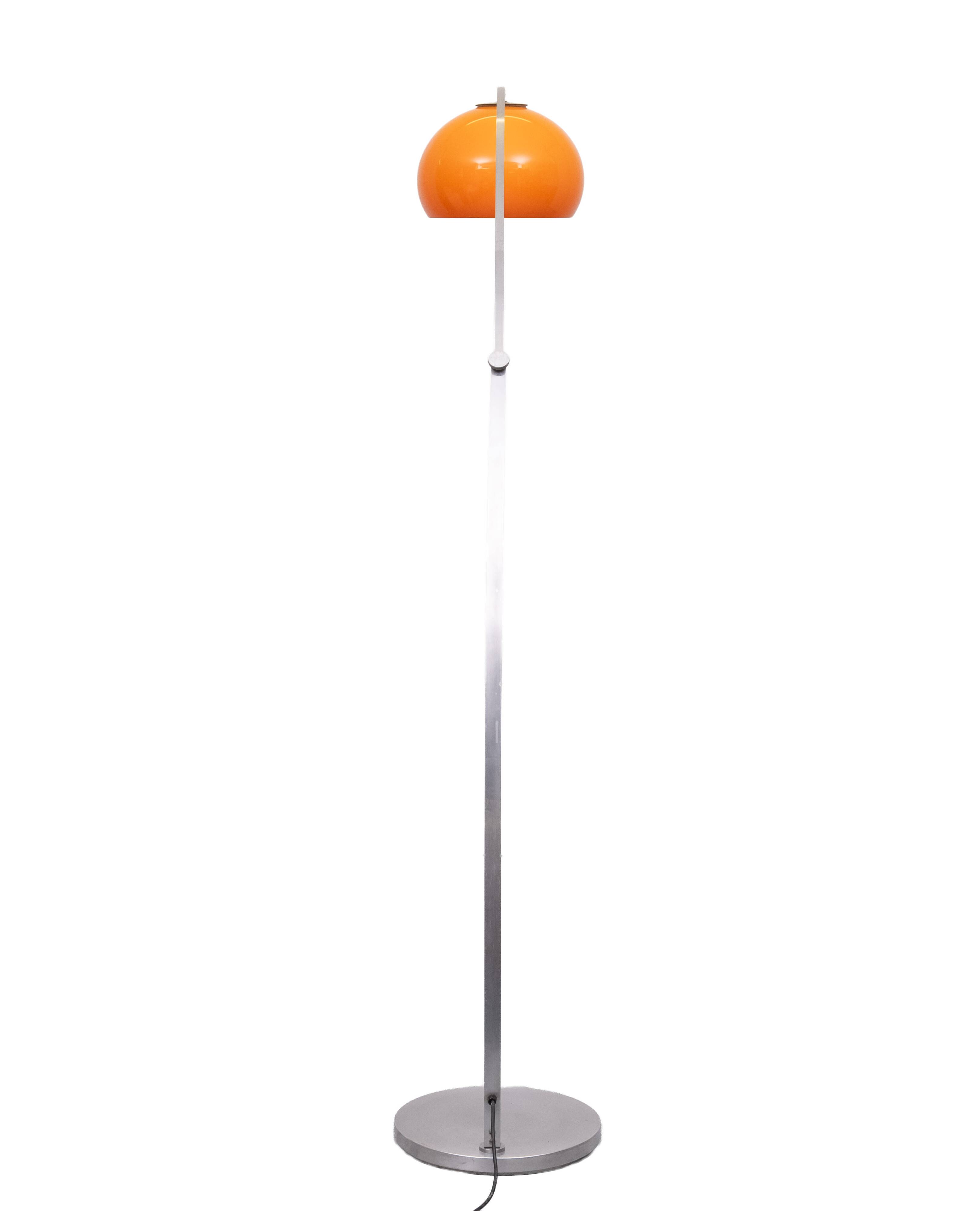 Adjustable Arc Floor Lamp by Gioffredo Reggiani, Italy