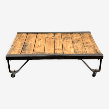 Industrial coffee table