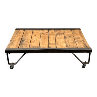 Industrial coffee table