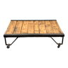 Industrial coffee table