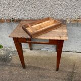 Solid wood desk with 1 drawer 75x52cm