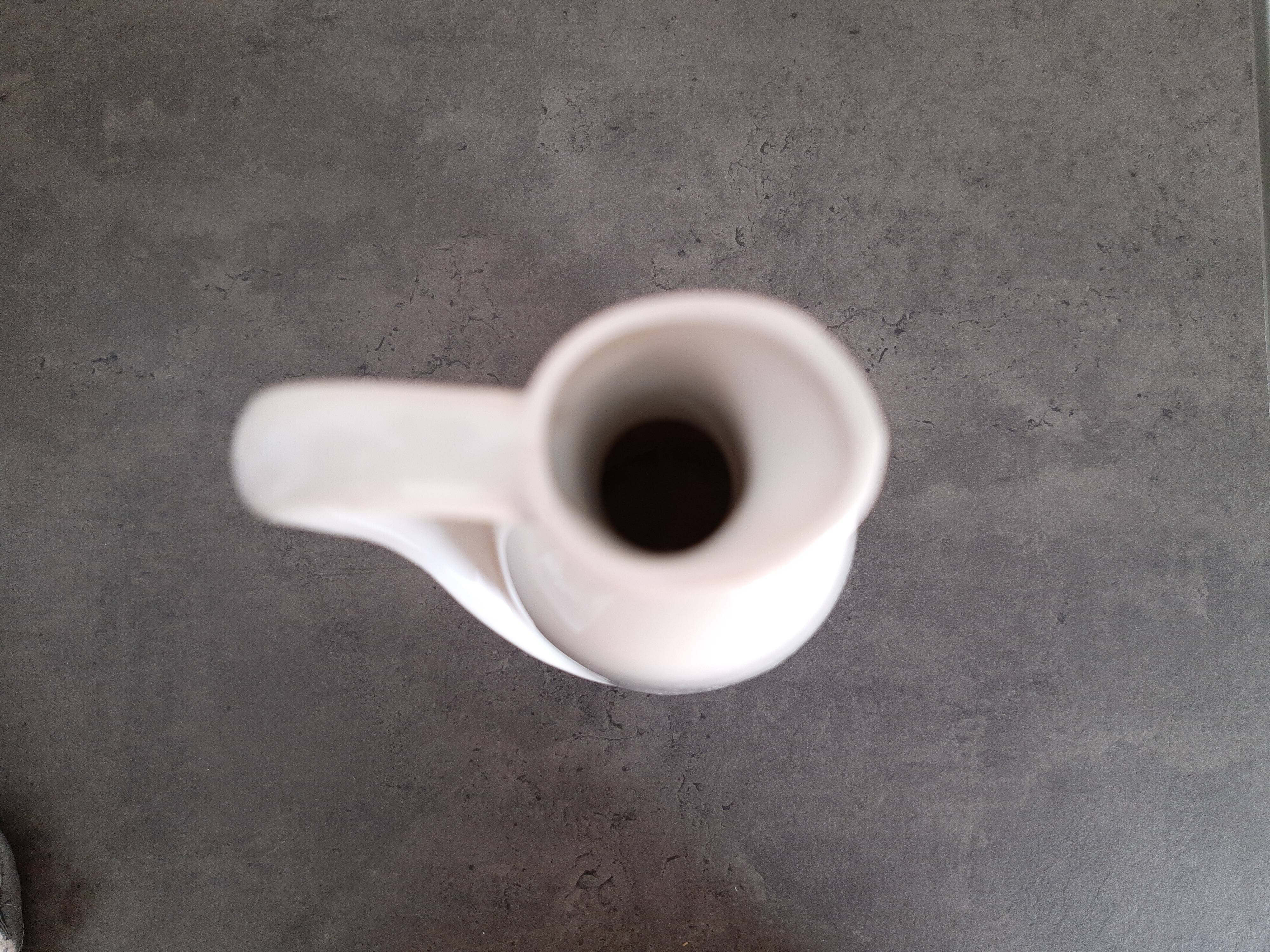 French white porcelain pitcher