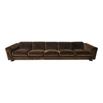 Tecno D120 five-seater sofa by Valeria Borsani and Alfredo Bonetti, 1966