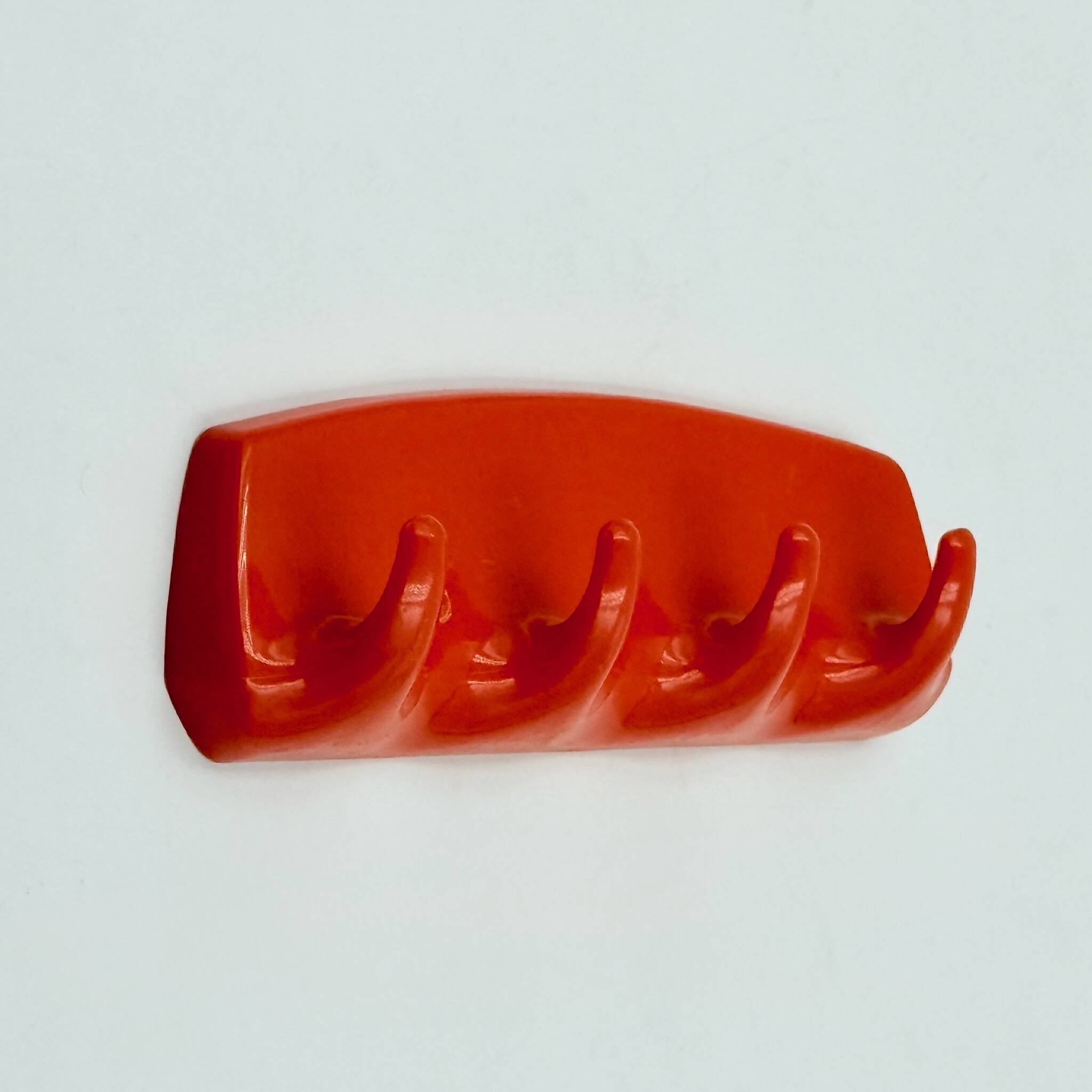 Space Age wall hook orange Gilac France 1970s