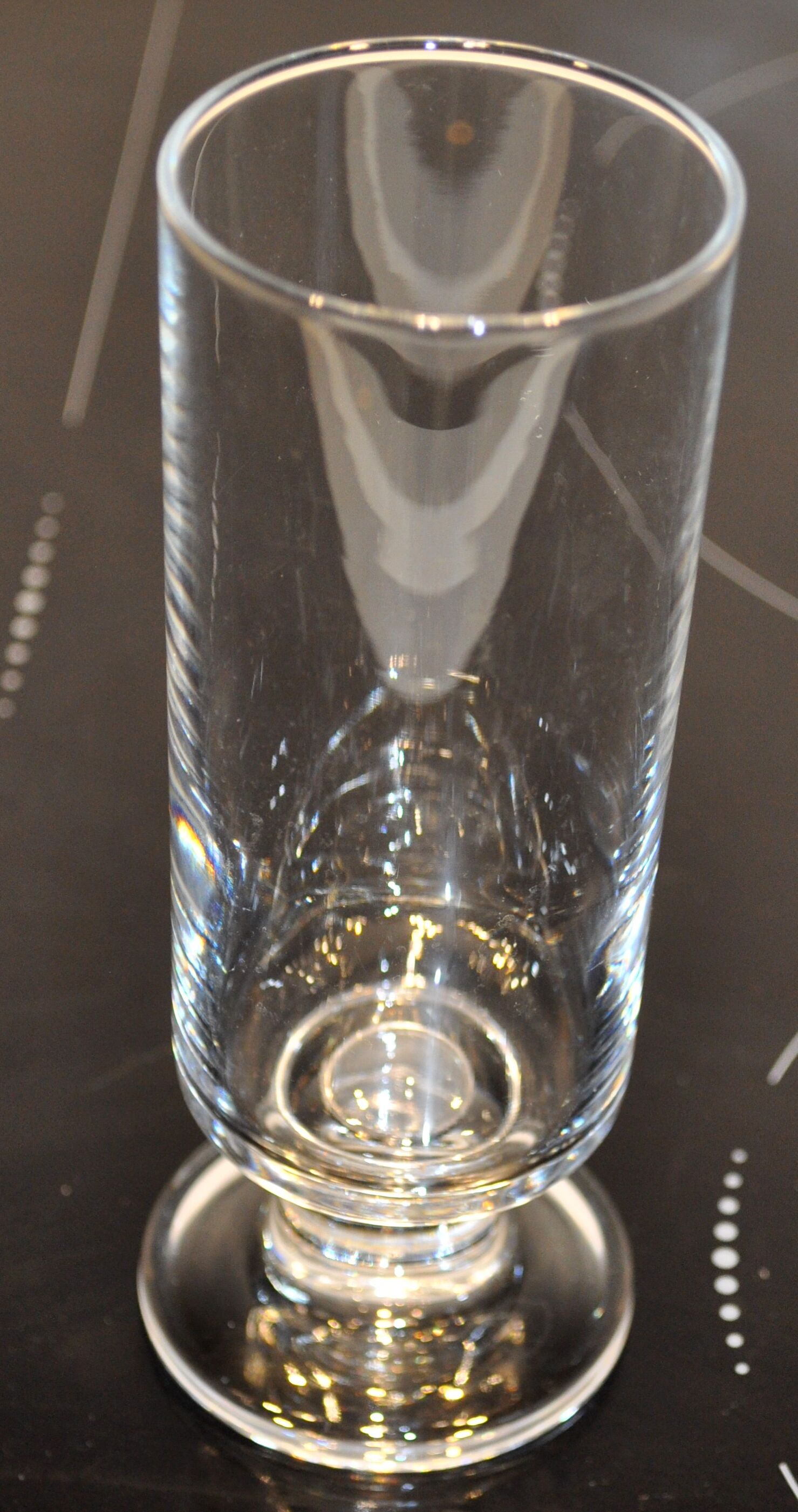 Vintage crystal champagne glasses