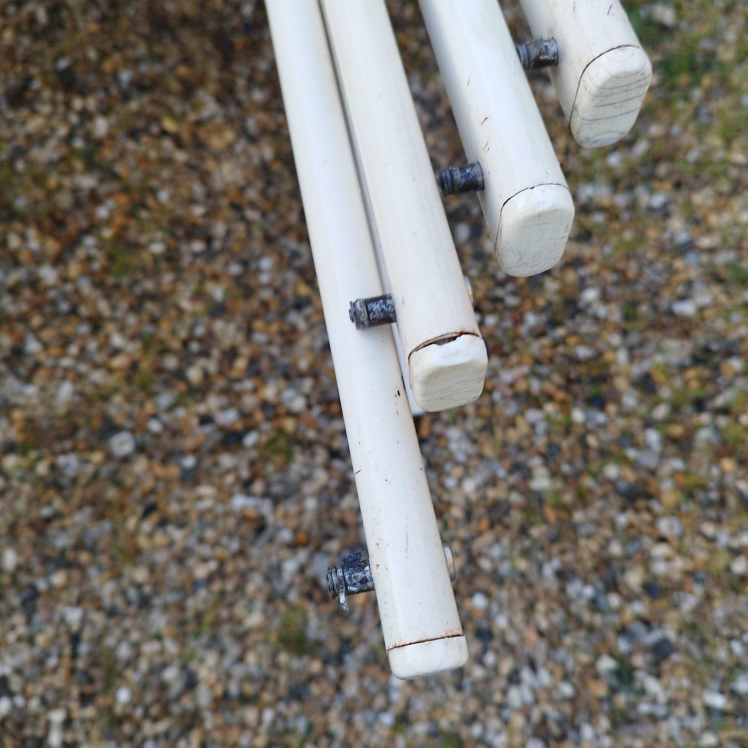 Vintage metal garden chairs