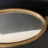 Mirror and brass tray