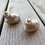 Pair of pepper salt birds