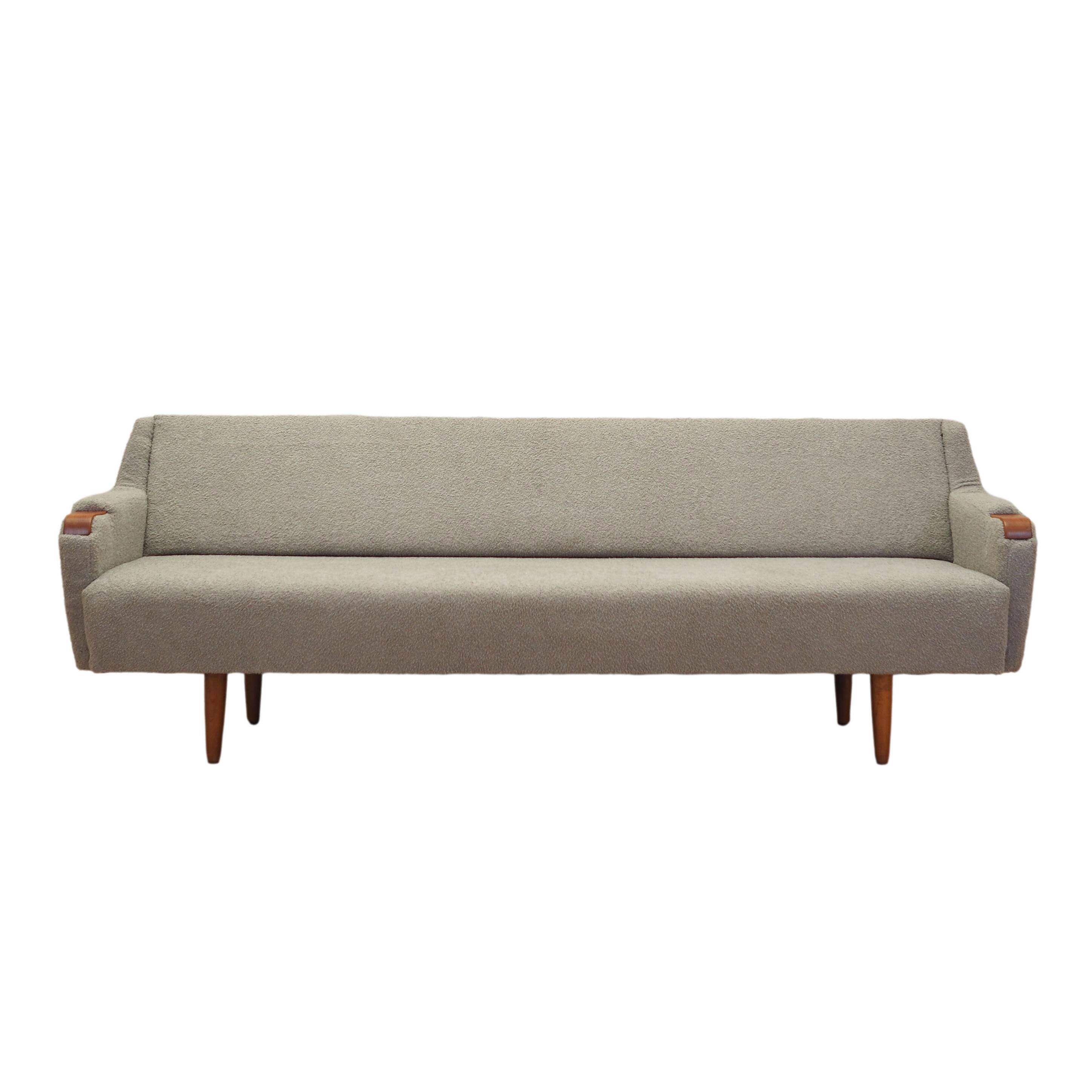 Teak sofa, Danish design, 1970s, production: Denmark