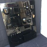 Empty wall pocket vintage black