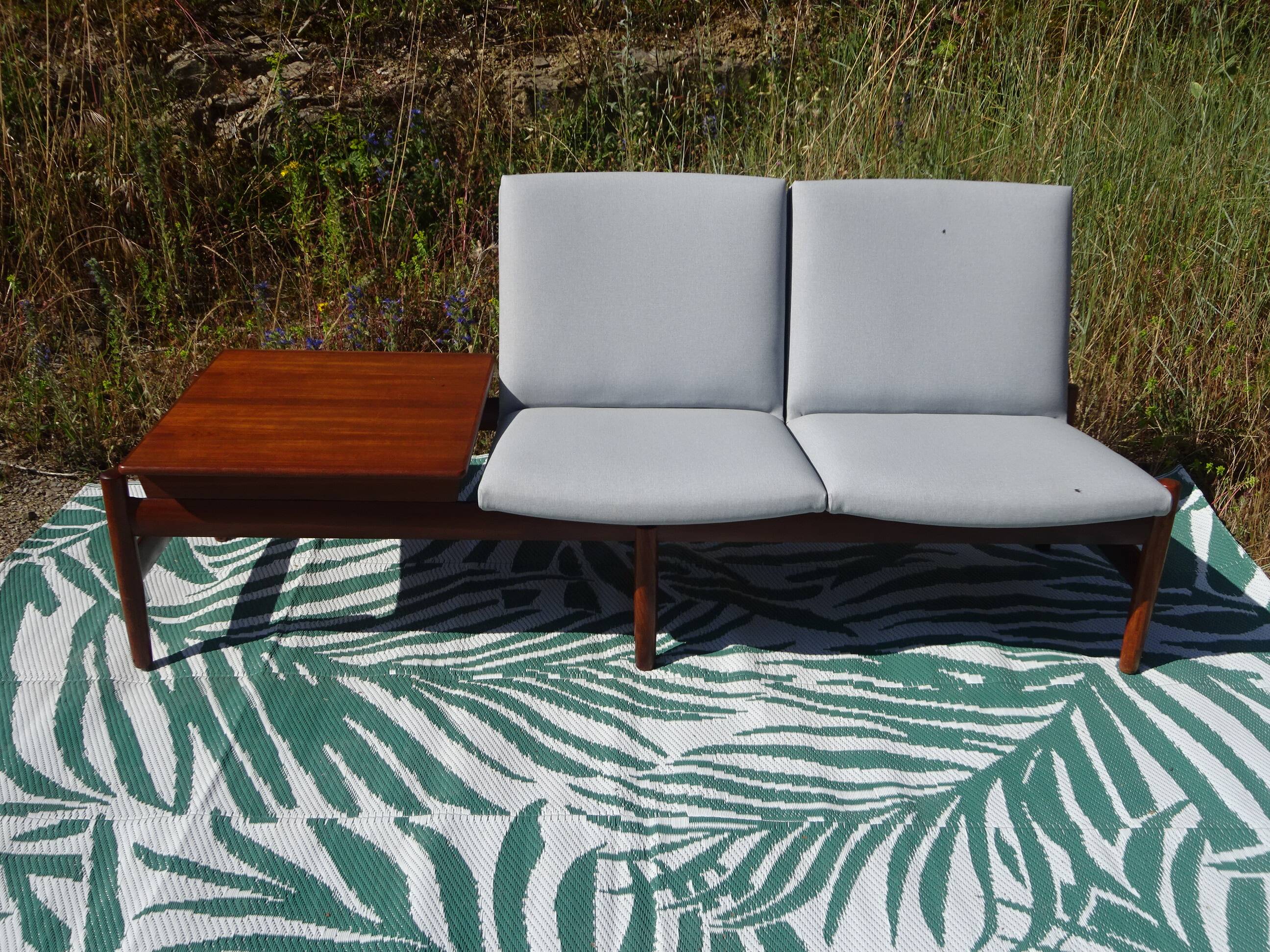 Modular vintage lounge set in teak signed by Karl SØrlie & SØnner.